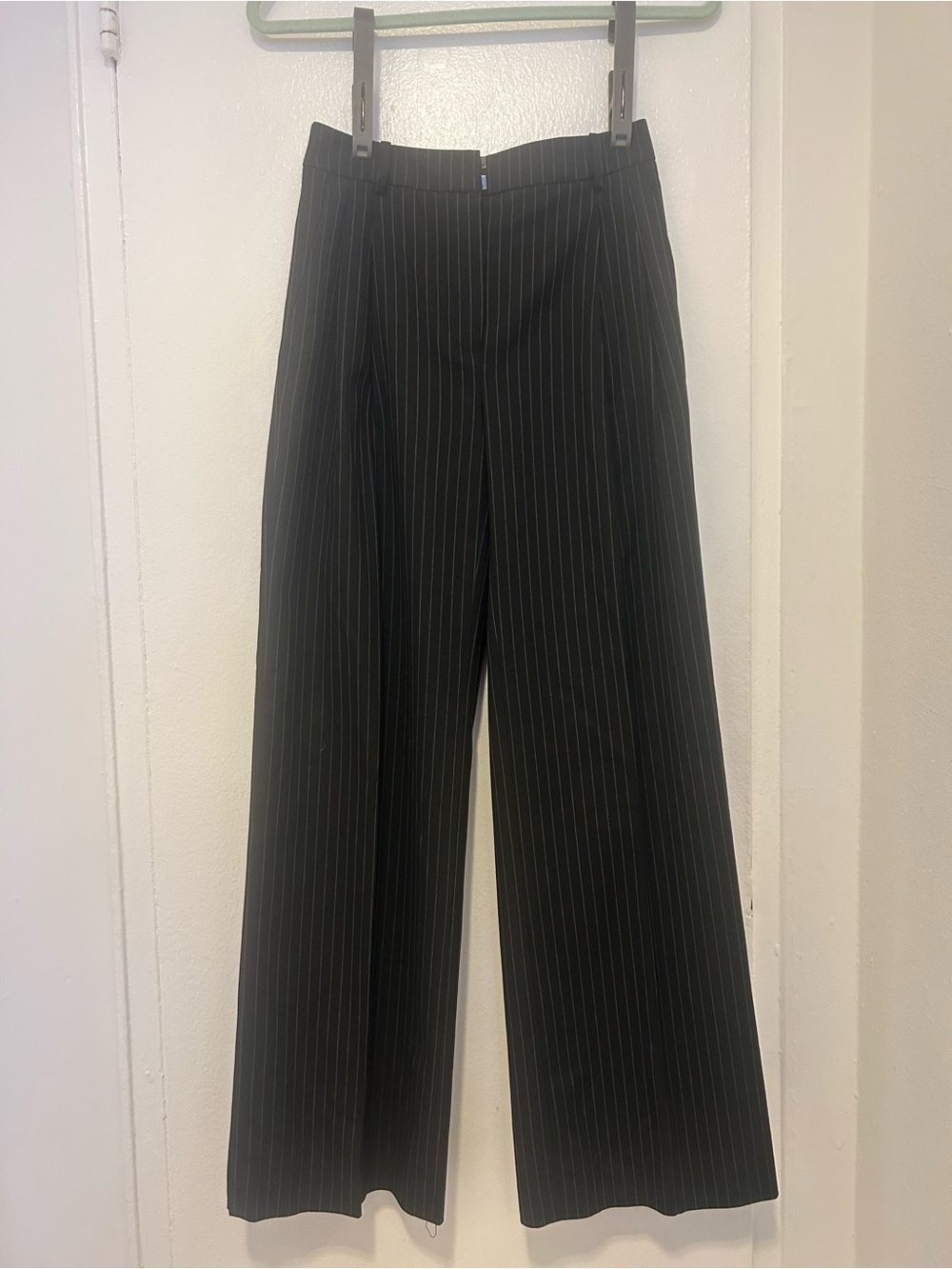 Black Pinstripe Dress Pants